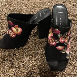 ASOS block heel slides